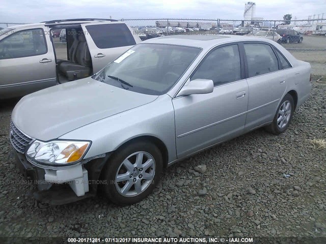 4T1BF28B73U313497 - 2003 TOYOTA AVALON XL/XLS SILVER photo 2