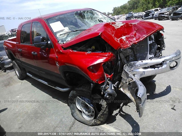 3D7KS29C37G753884 - 2007 DODGE RAM 2500 RED photo 1