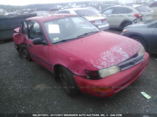 2T1AE09BXRC050224 - 1994 TOYOTA COROLLA LE/DX RED photo 1