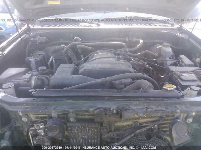 5TDBT44A71S008671 - 2001 TOYOTA SEQUOIA SR5 GREEN photo 10