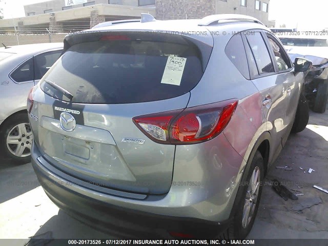 JM3KE2CYXE0402100 - 2014 MAZDA CX-5 TOURING GRAY photo 4