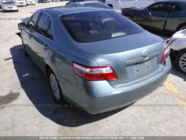 4T4BE46K19R106619 - 2009 TOYOTA CAMRY SE/LE/XLE GREEN photo 3