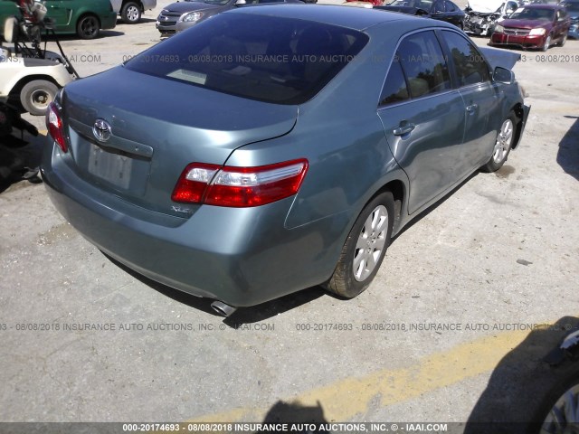 4T4BE46K19R106619 - 2009 TOYOTA CAMRY SE/LE/XLE GREEN photo 4