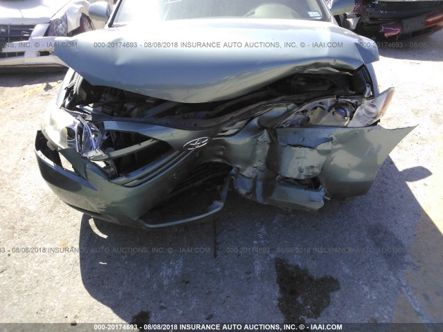 4T4BE46K19R106619 - 2009 TOYOTA CAMRY SE/LE/XLE GREEN photo 6