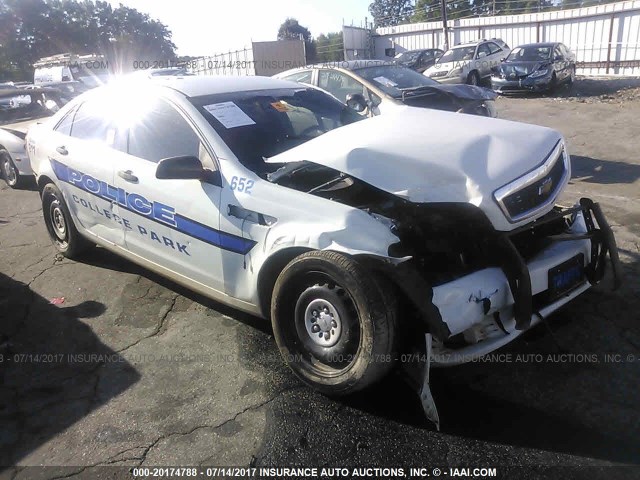 6G1MK5T2XBL543388 - 2011 CHEVROLET CAPRICE POLICE WHITE photo 1