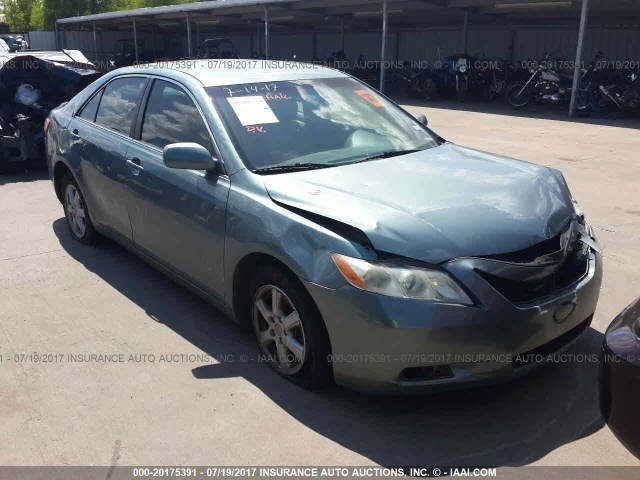 4T1BE46K28U762689 - 2008 TOYOTA CAMRY CE/LE/XLE/SE TEAL photo 1