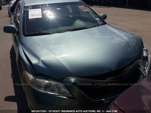 4T1BE46K28U762689 - 2008 TOYOTA CAMRY CE/LE/XLE/SE TEAL photo 6