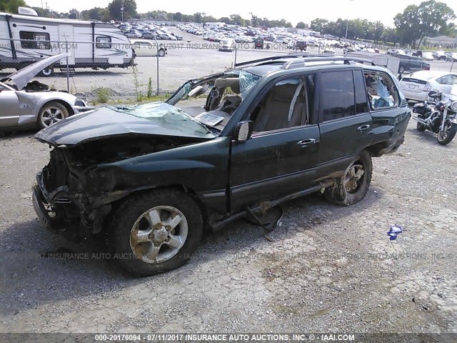 JTEHT05J052068608 - 2005 TOYOTA LAND CRUISER  GREEN photo 2