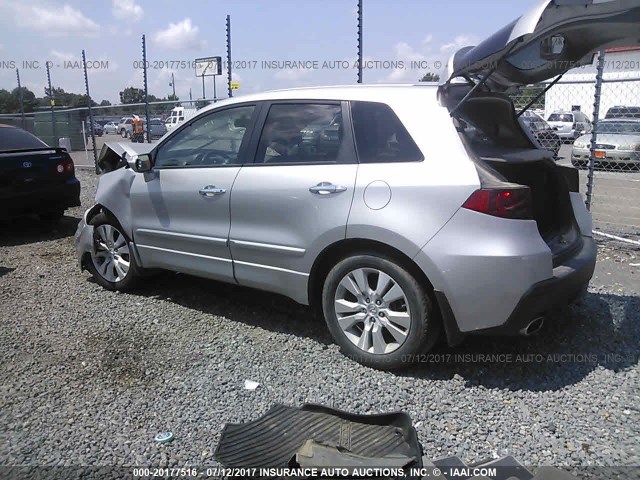 5J8TB2H56AA001332 - 2010 ACURA RDX TECHNOLOGY SILVER photo 3