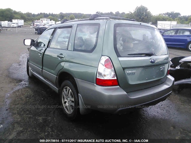 JF1SG67666H743568 - 2006 SUBARU FORESTER 2.5X LL BEAN GREEN photo 3