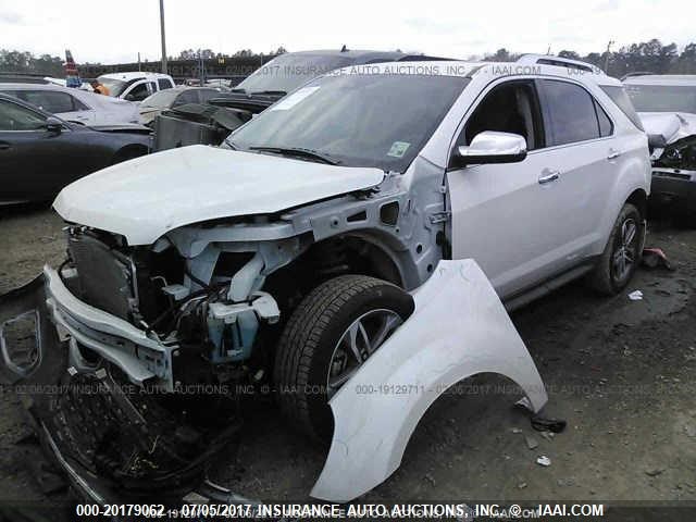 2GNALDEK9G1161000 - 2016 CHEVROLET EQUINOX LTZ WHITE photo 2