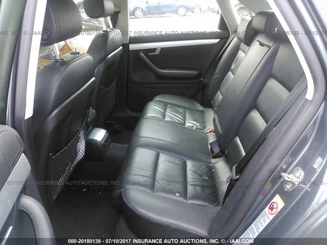 WAUDF98E46A218656 - 2006 AUDI A4 2.0T QUATTRO GRAY photo 8