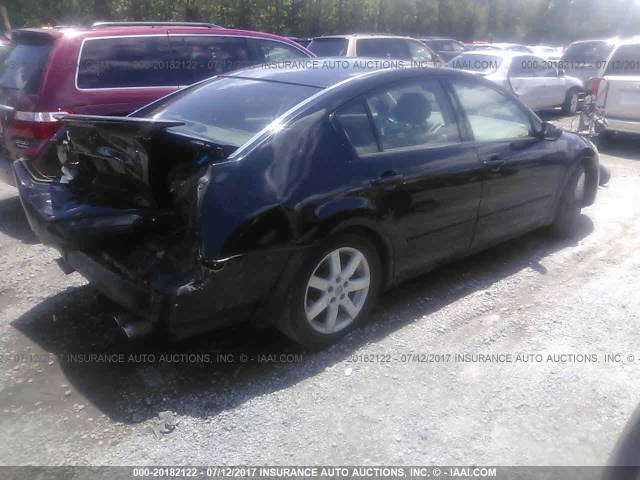 1N4BA41E24C915899 - 2004 NISSAN MAXIMA SE/SL BLACK photo 4