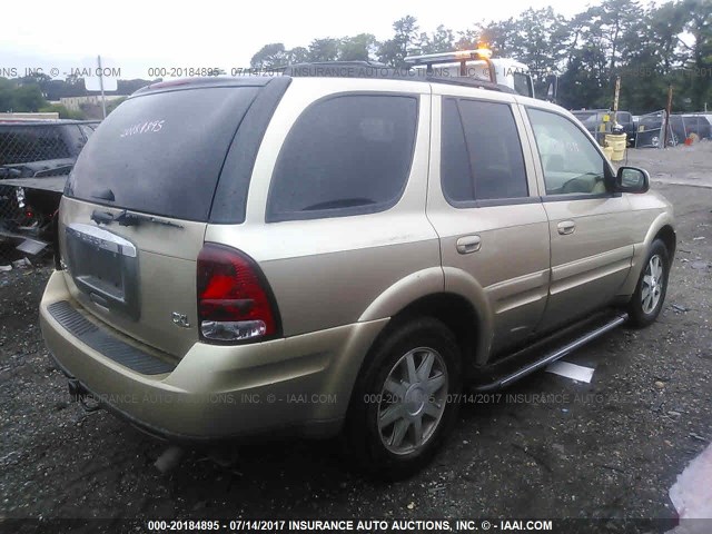 5GADT13S642301556 - 2004 BUICK RAINIER CXL TAN photo 4