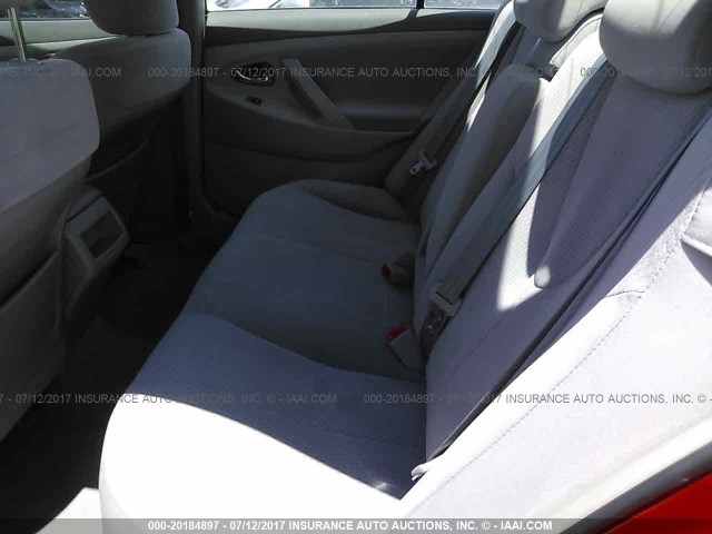 4T4BF3EK6AR052327 - 2010 TOYOTA CAMRY SE/LE/XLE წითელი ფოტო 8