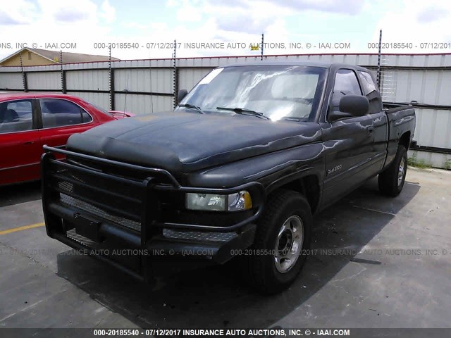 3B7KC23C42M220744 - 2002 DODGE RAM 2500 BLACK photo 2