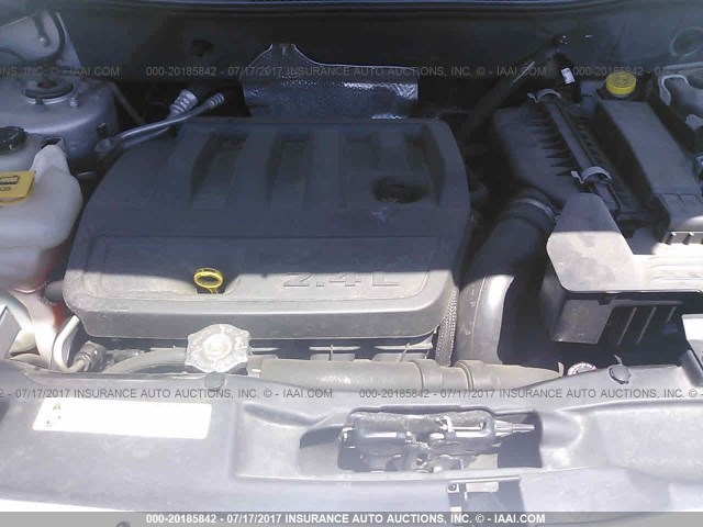 1J8FF47W57D122794 - 2007 JEEP COMPASS SILVER photo 10