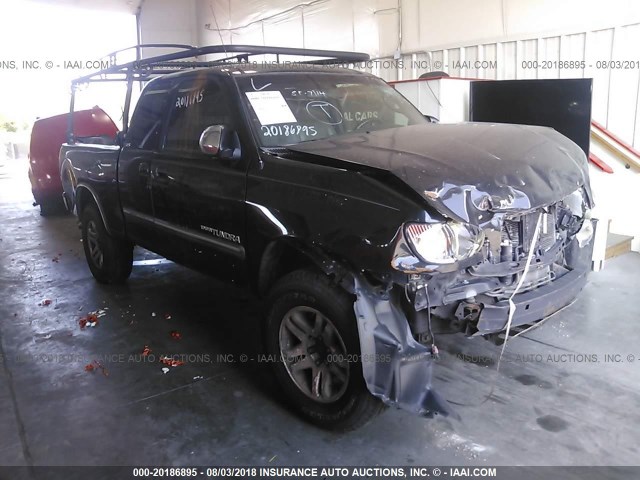5TBBT44154S445999 - 2004 TOYOTA TUNDRA ACCESS CAB SR5 BLACK photo 1