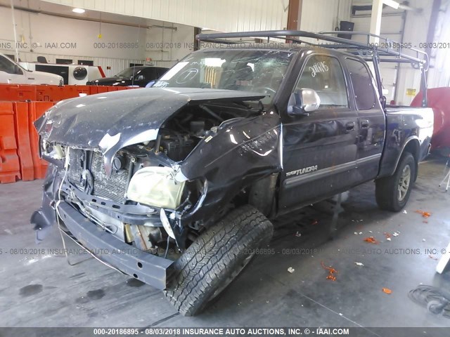 5TBBT44154S445999 - 2004 TOYOTA TUNDRA ACCESS CAB SR5 BLACK photo 2