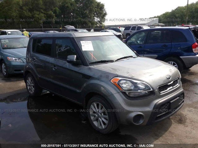 KNDJT2A63D7620817 - 2013 KIA SOUL +/!/SPORT GRAY photo 1