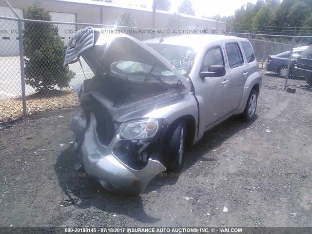 3GNDA13D57S604222 - 2007 CHEVROLET HHR LS SILVER photo 2