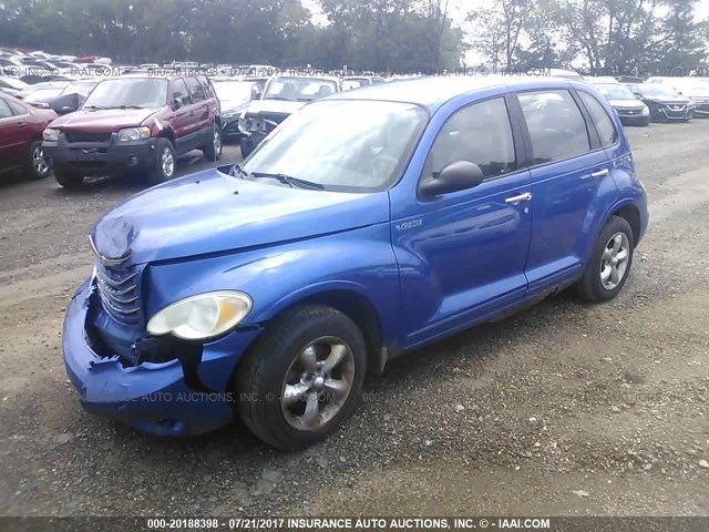 3A4FY58BX6T200427 - 2006 CHRYSLER PT CRUISER TOURING BLUE photo 2