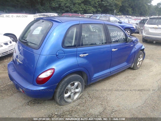 3A4FY58BX6T200427 - 2006 CHRYSLER PT CRUISER TOURING BLUE photo 4