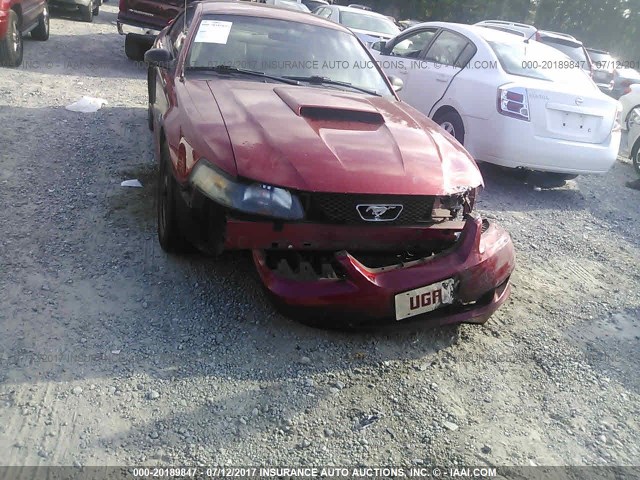 1FAFP42X44F106466 - 2004 FORD MUSTANG GT RED photo 6