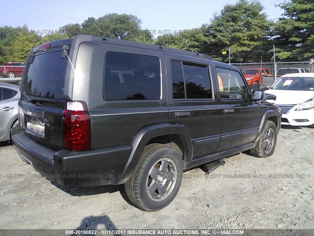 1J8HG48K16C229069 - 2006 JEEP COMMANDER GREEN photo 4