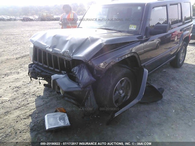 1J8HG48K16C229069 - 2006 JEEP COMMANDER GREEN photo 6