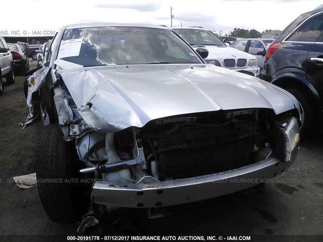 2C3KA53G86H355597 - 2006 CHRYSLER 300 TOURING SILVER photo 6