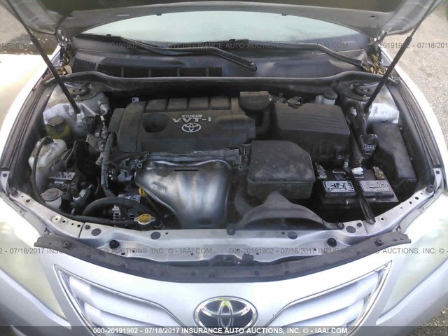 4T4BF3EK8AR047808 - 2010 TOYOTA CAMRY SE/LE/XLE 银色 照片 10