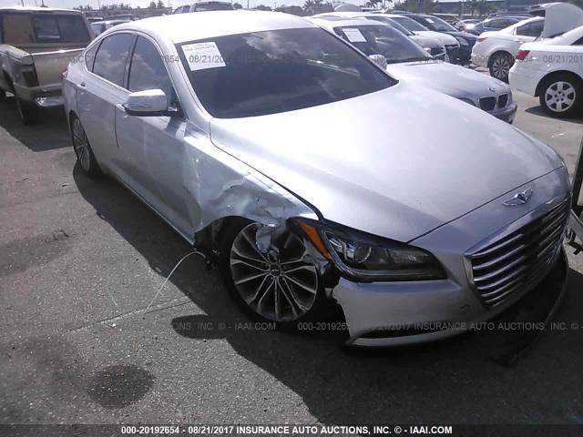 KMHGN4JE8GU142175 - 2016 HYUNDAI GENESIS 3.8L SILVER photo 6