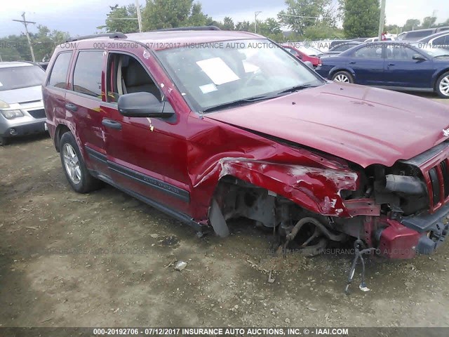 1J4GR48K25C513560 - 2005 JEEP GRAND CHEROKEE LAREDO/COLUMBIA/FREEDOM 红色 照片 6