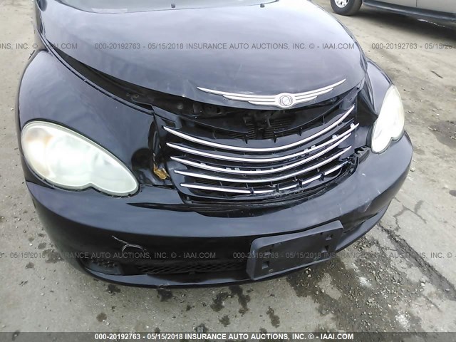 3A4FY48B26T360893 - 2006 CHRYSLER PT CRUISER BLACK photo 6