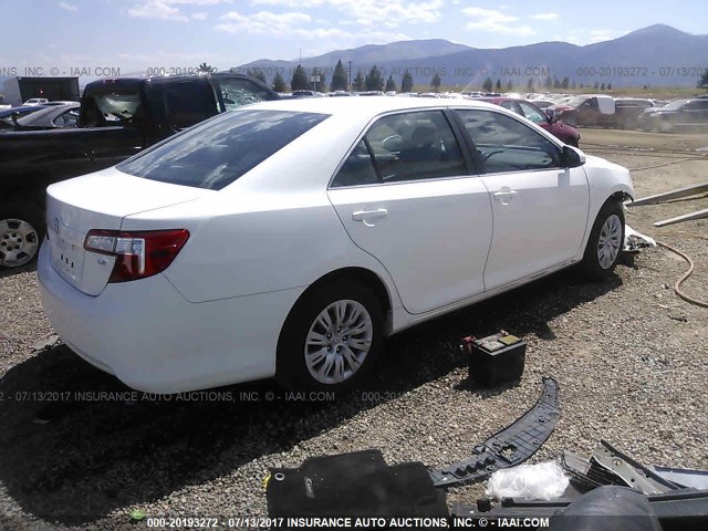 4T1BF1FK6CU530049 - 2012 TOYOTA CAMRY SE/LE/XLE 白色 照片 4