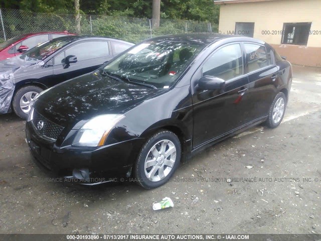 3N1AB6AP3AL686913 - 2010 NISSAN SENTRA 2.0/2.0S/SR/2.0SL BLACK photo 2