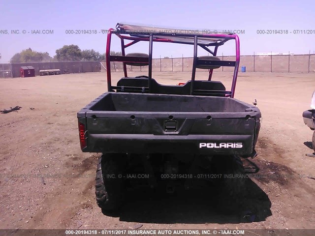 4XAHH68A094899967 - 2009 POLARIS RANGER XP-700 EFI BLACK photo 6