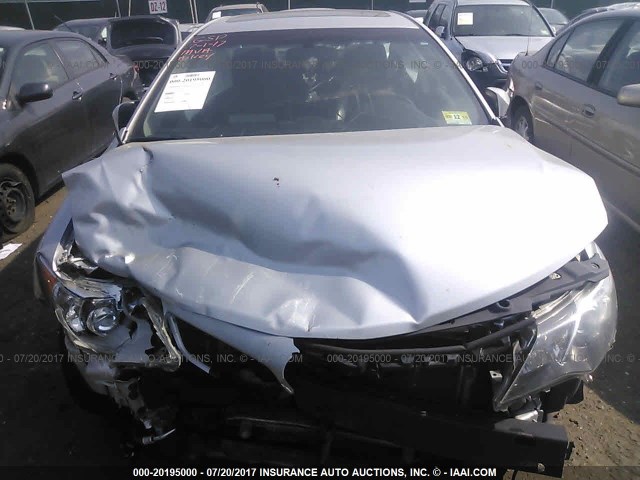 4T1BF1FK0CU515353 - 2012 TOYOTA CAMRY SE/LE/XLE SILVER photo 6