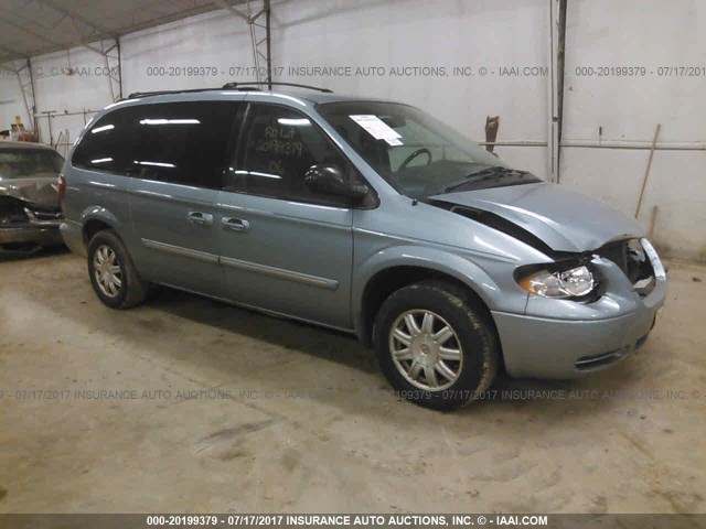 2A4GP54L16R729161 - 2006 CHRYSLER TOWN & COUNTRY TOURING BLUE photo 1