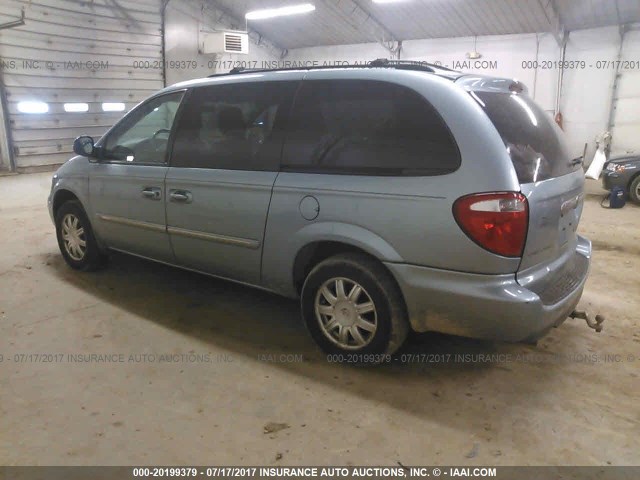 2A4GP54L16R729161 - 2006 CHRYSLER TOWN & COUNTRY TOURING BLUE photo 3