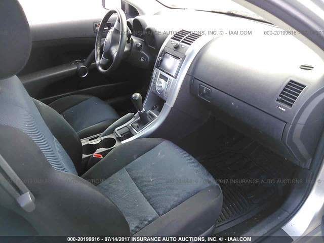 JTKDE177760092995 - 2006 TOYOTA SCION TC 银色 照片 5