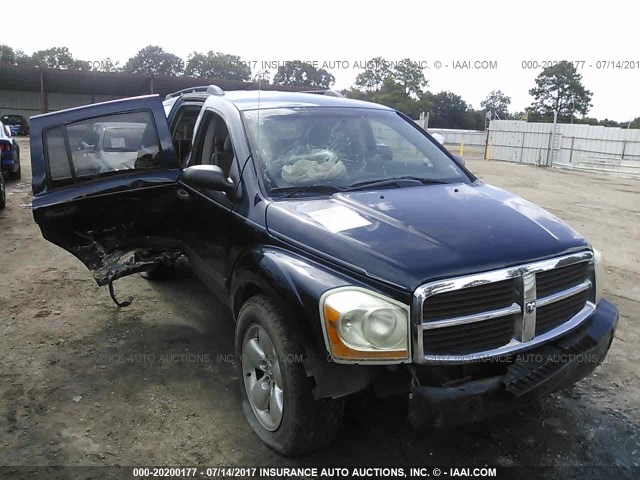 1D4HD38N86F115429 - 2006 DODGE DURANGO SXT BLUE photo 1