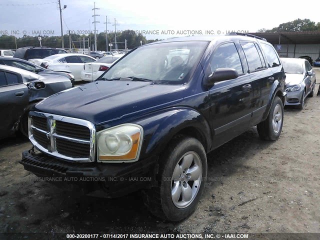 1D4HD38N86F115429 - 2006 DODGE DURANGO SXT BLUE photo 2