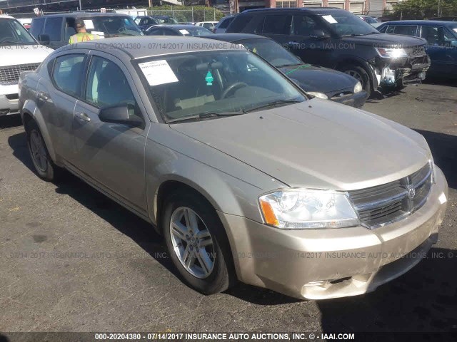 1B3LC56R38N150692 - 2008 DODGE AVENGER SXT GOLD photo 1