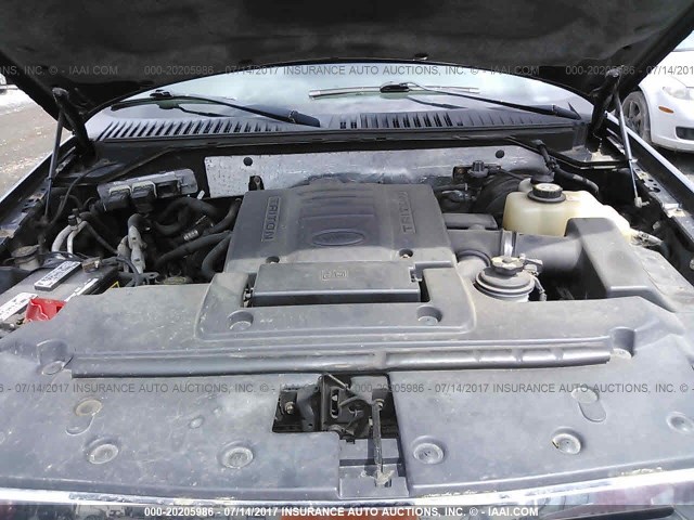 1FMFU16517LA04585 - 2007 FORD EXPEDITION XLT ნაცრისფერი ფოტო 10