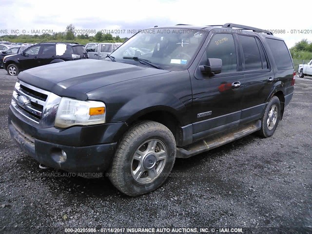 1FMFU16517LA04585 - 2007 FORD EXPEDITION XLT GRAY photo 2