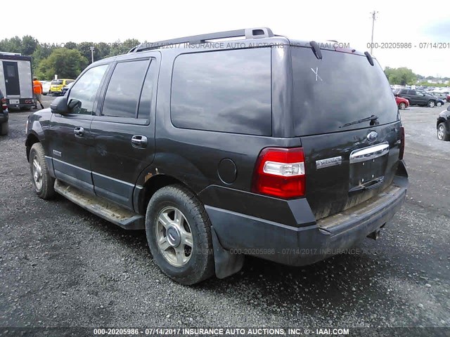 1FMFU16517LA04585 - 2007 FORD EXPEDITION XLT ნაცრისფერი ფოტო 3
