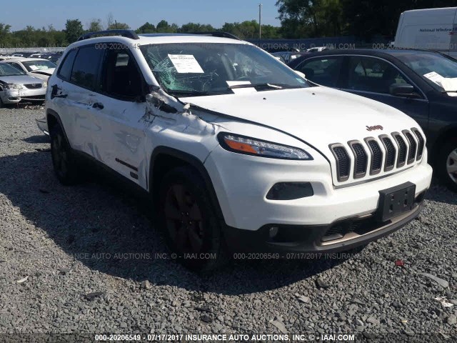 1C4PJMCS6GW254139 - 2016 JEEP CHEROKEE LATITUDE WHITE photo 1