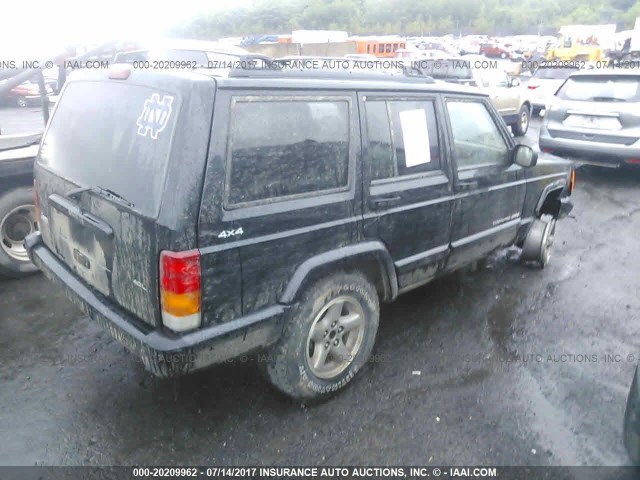 1J4FF68S6XL580276 - 1999 JEEP CHEROKEE SPORT/CLASSIC შავი ფოტო 4